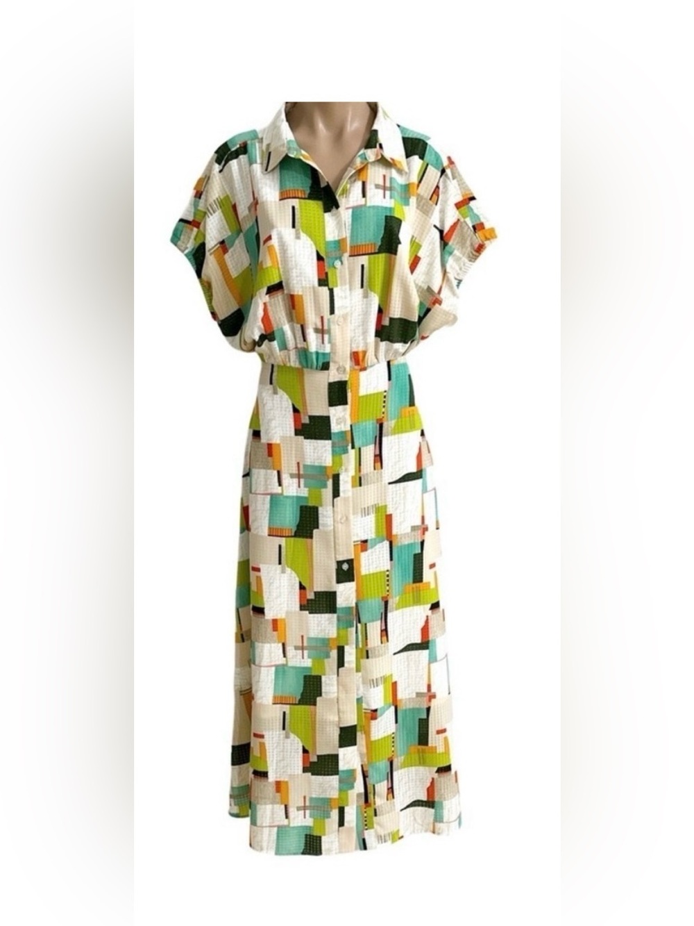 LDT Designer Darcy Patch Print Dress